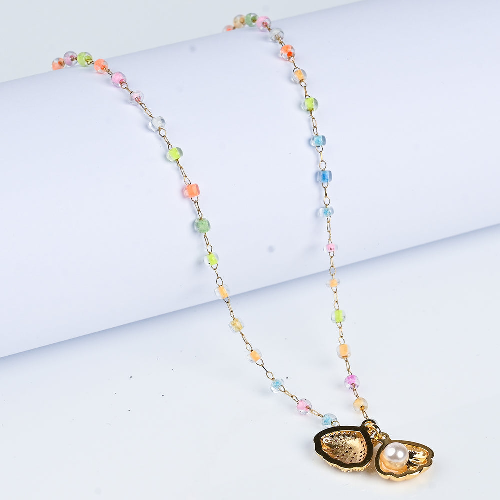 Elegant Multi Beaded Necklace for Girls