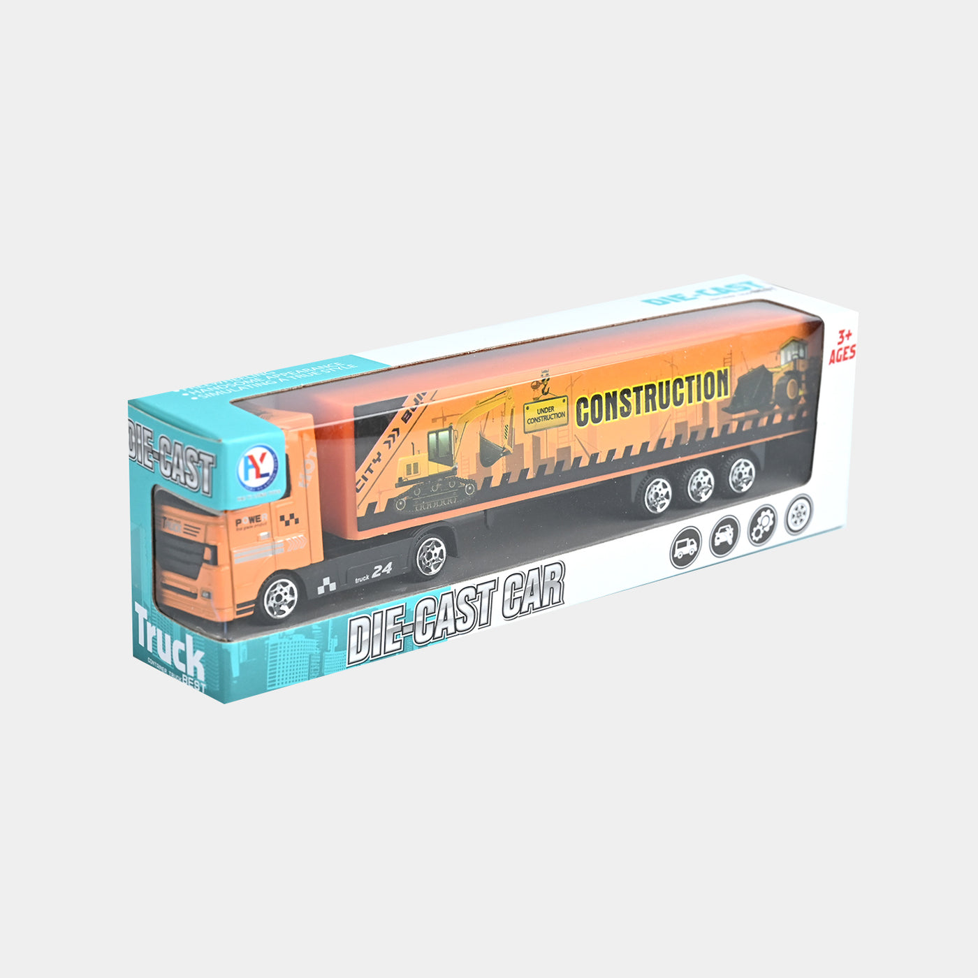 Die-Cast Mini Cargo Truck Toy For Kids