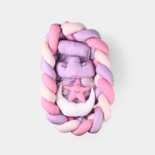 Braided Baby Nest – Soft & Cozy Snuggle Bed