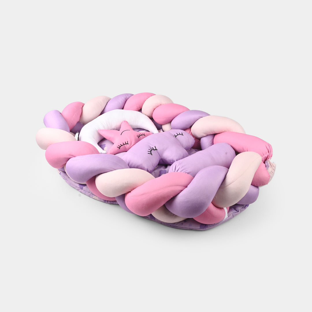 Braided Baby Nest – Soft & Cozy Snuggle Bed