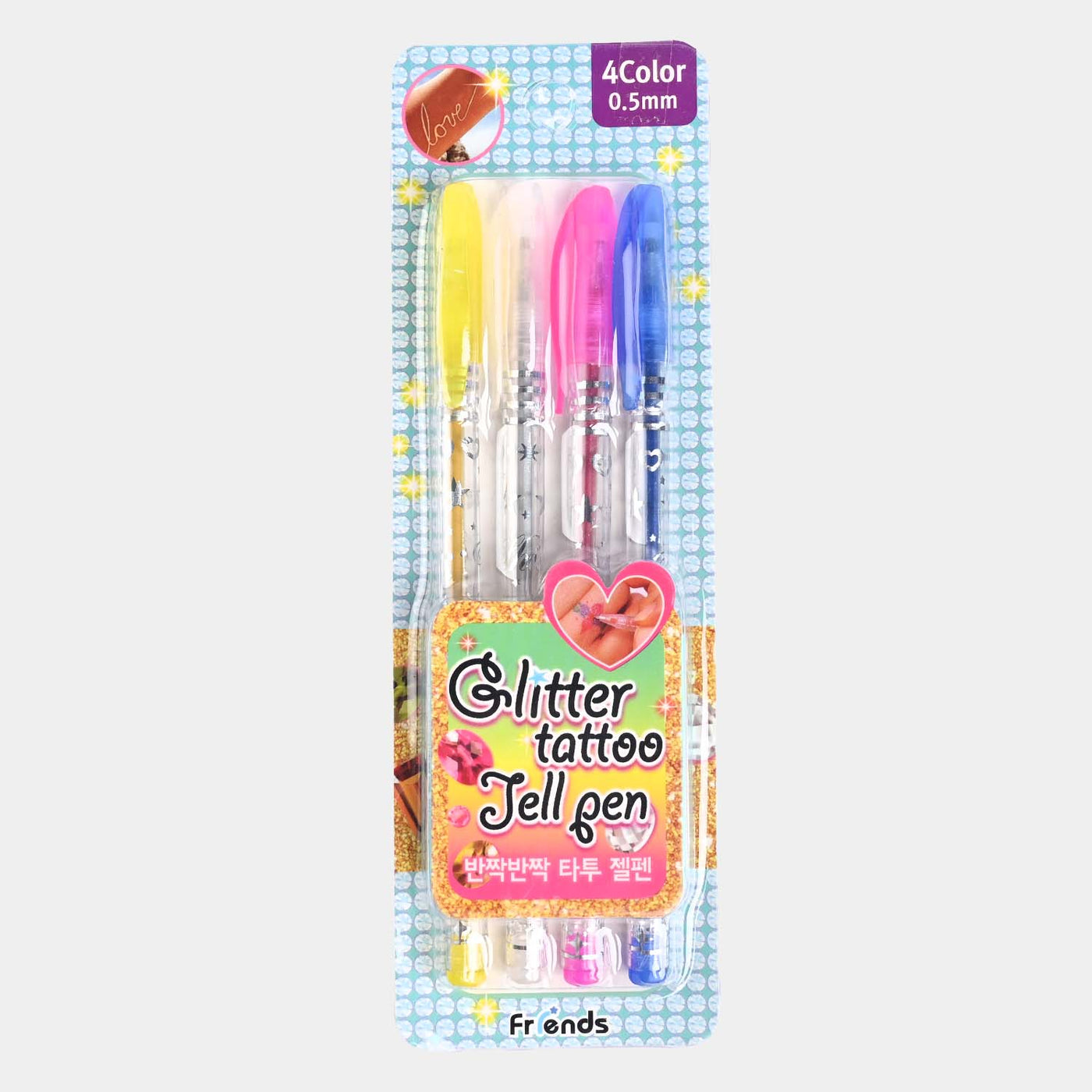 Glitter Gel Pen 4PCs Set For kids
