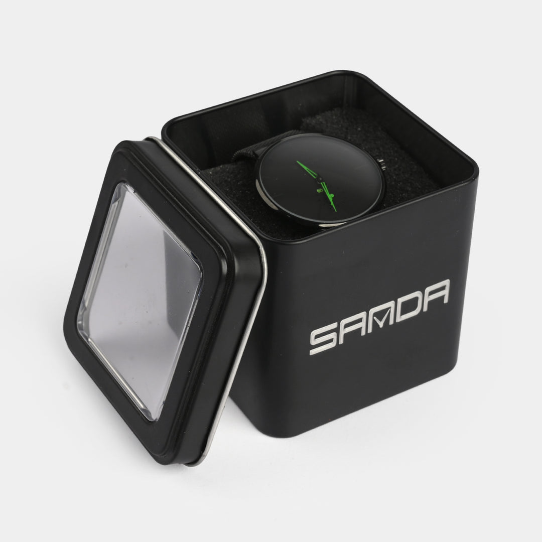 Black Analog Premium Wrist Watch