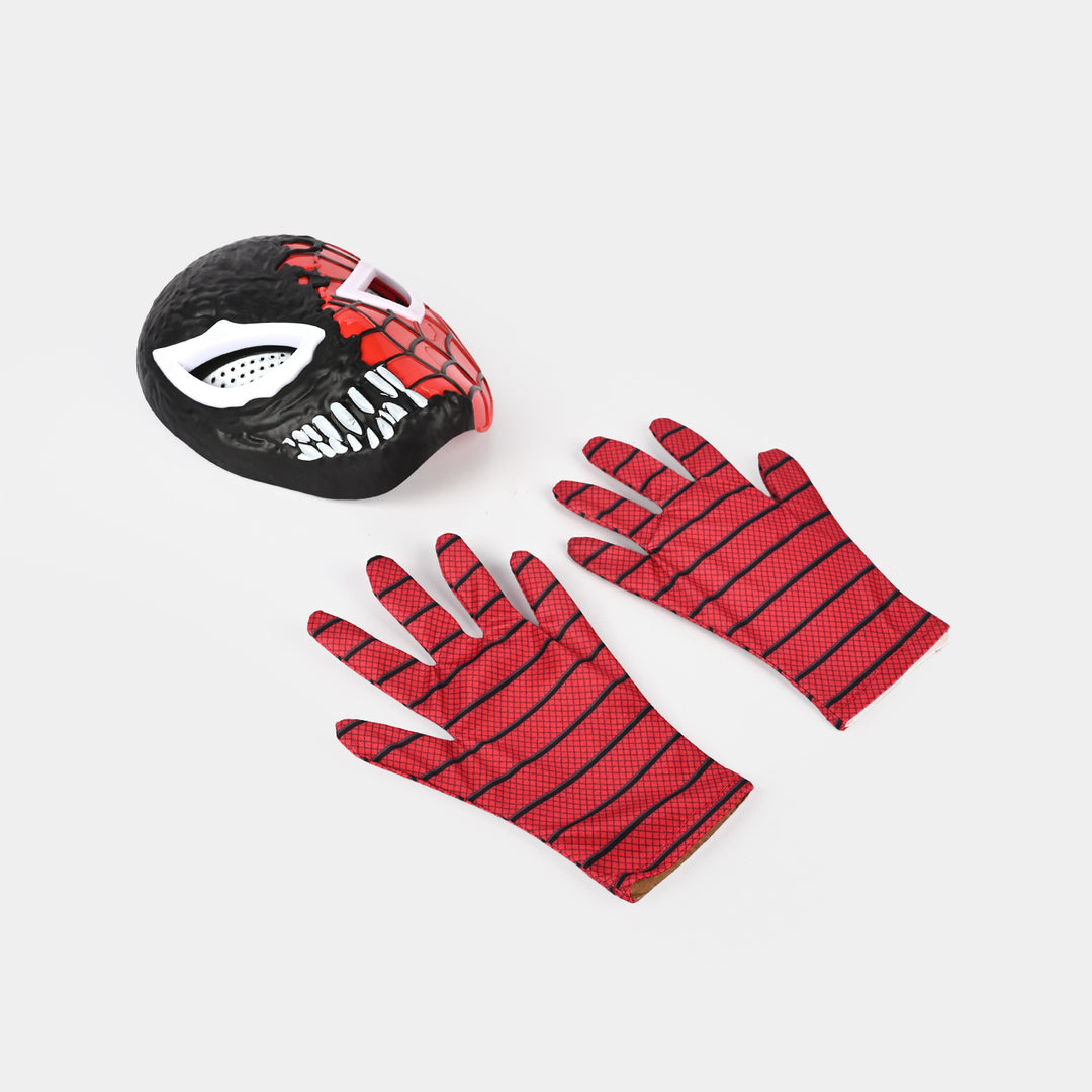 Superhero Mask & Gloves with Lights & Sound