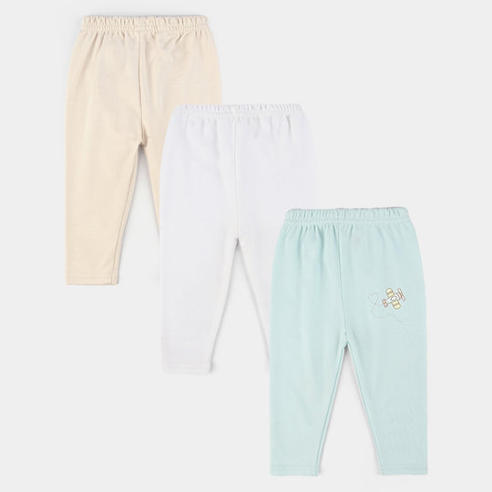 Pack OF 3 Infant Unisex Poly Cotton Pajama Set