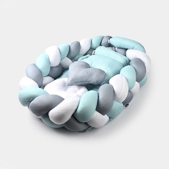 Braided Baby Nest – Soft & Cozy Snuggle Bed