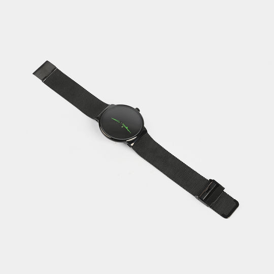 Black Analog Premium Wrist Watch