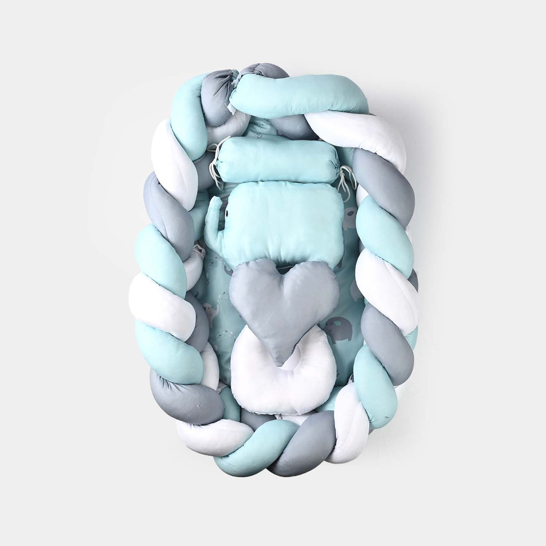 Braided Baby Nest – Soft & Cozy Snuggle Bed