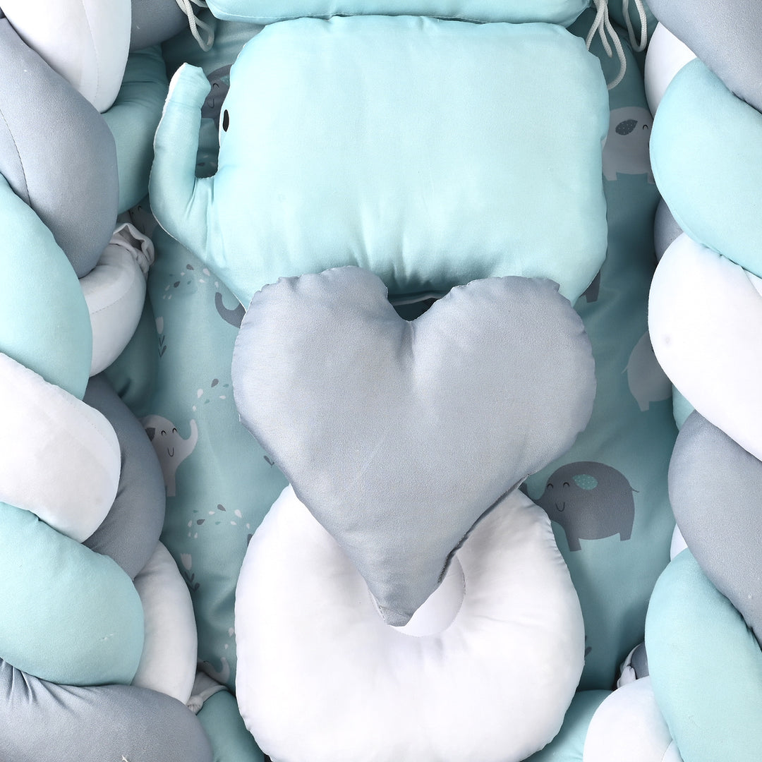 Braided Baby Nest – Soft & Cozy Snuggle Bed