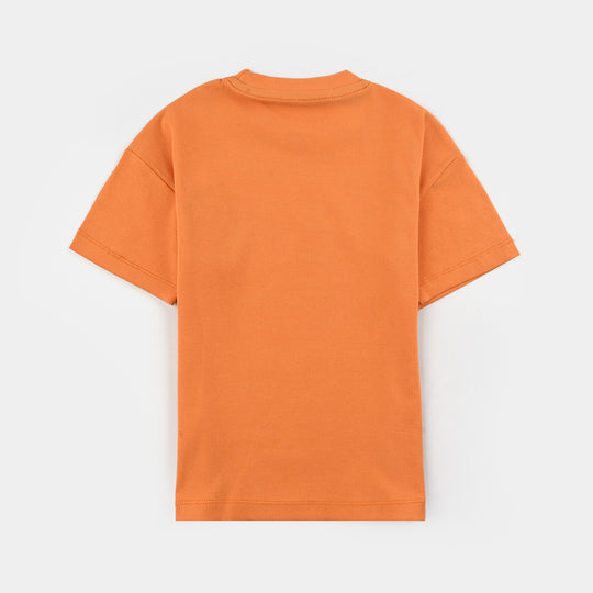 Boys Rib T-Shirt HS Travel & Have Fun - B.Marigold