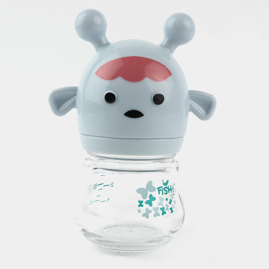 Fish Baby Glass Feeding Bottle 80Ml | Blue