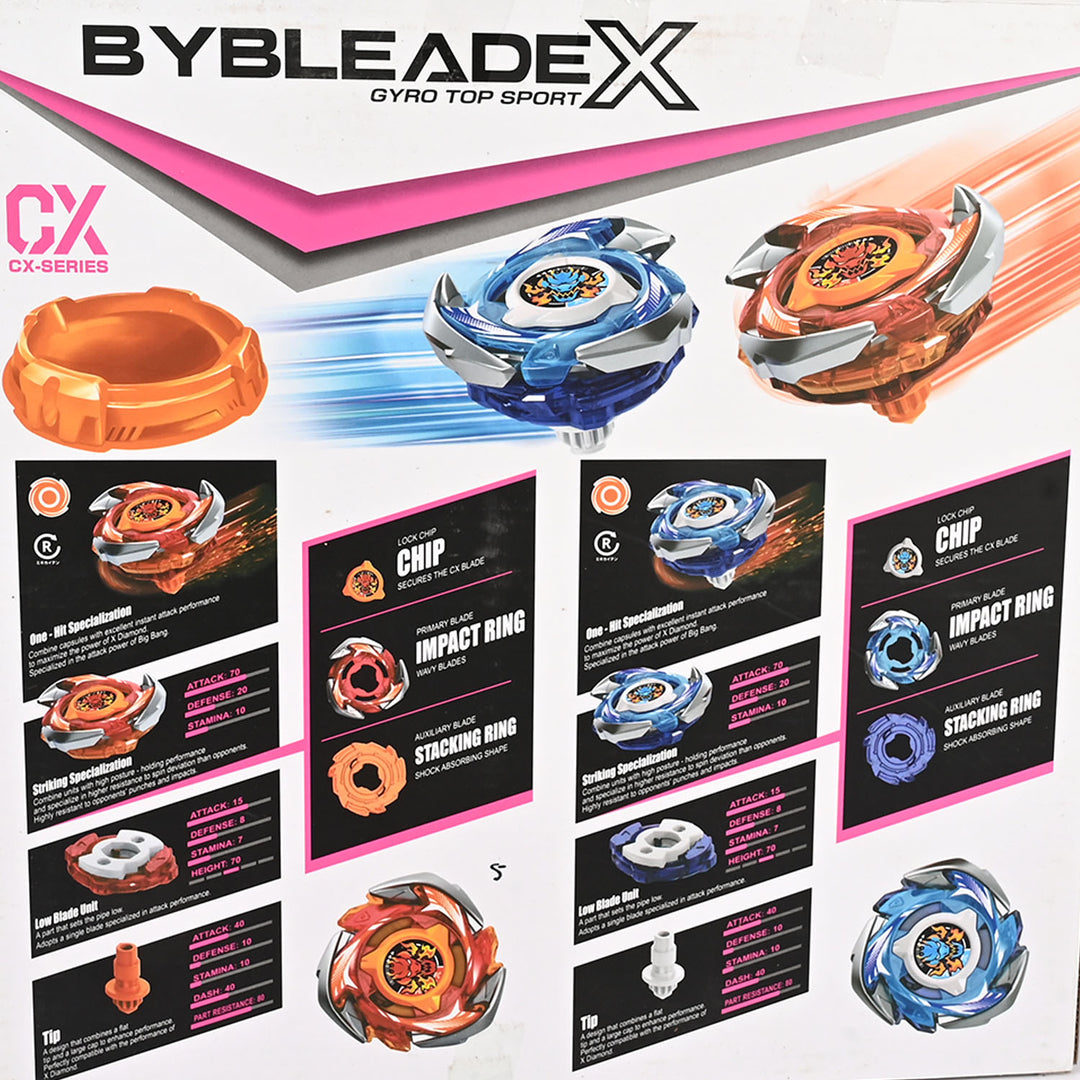 Beyblade X Super Battle Power Gyroscope Set of Players