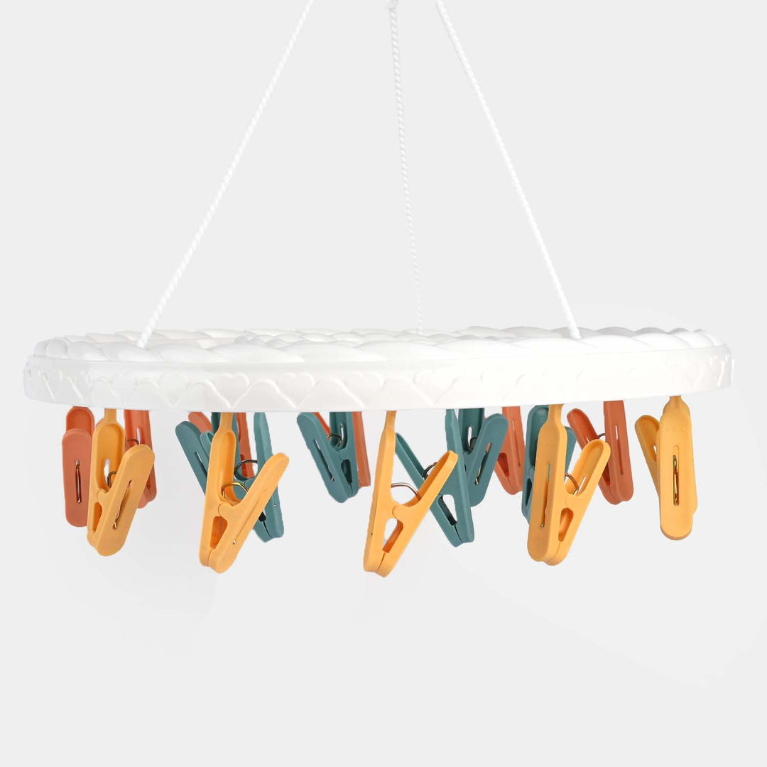 Laundry Cloth Hanger Clips Set