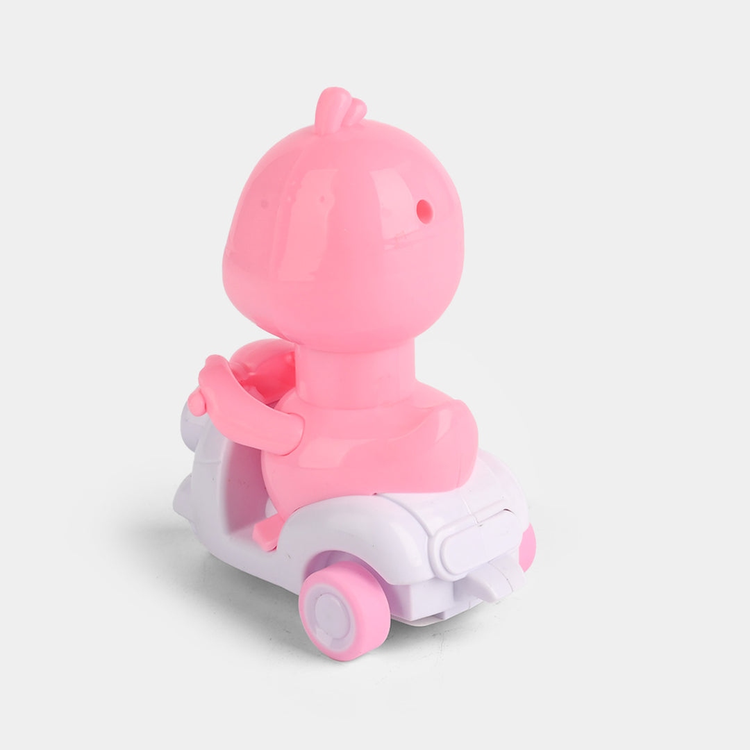 Wind Up Motorcycle Duck Play Toy For Kids