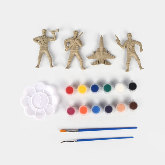 DIY Military Combat Equipment Painting Set