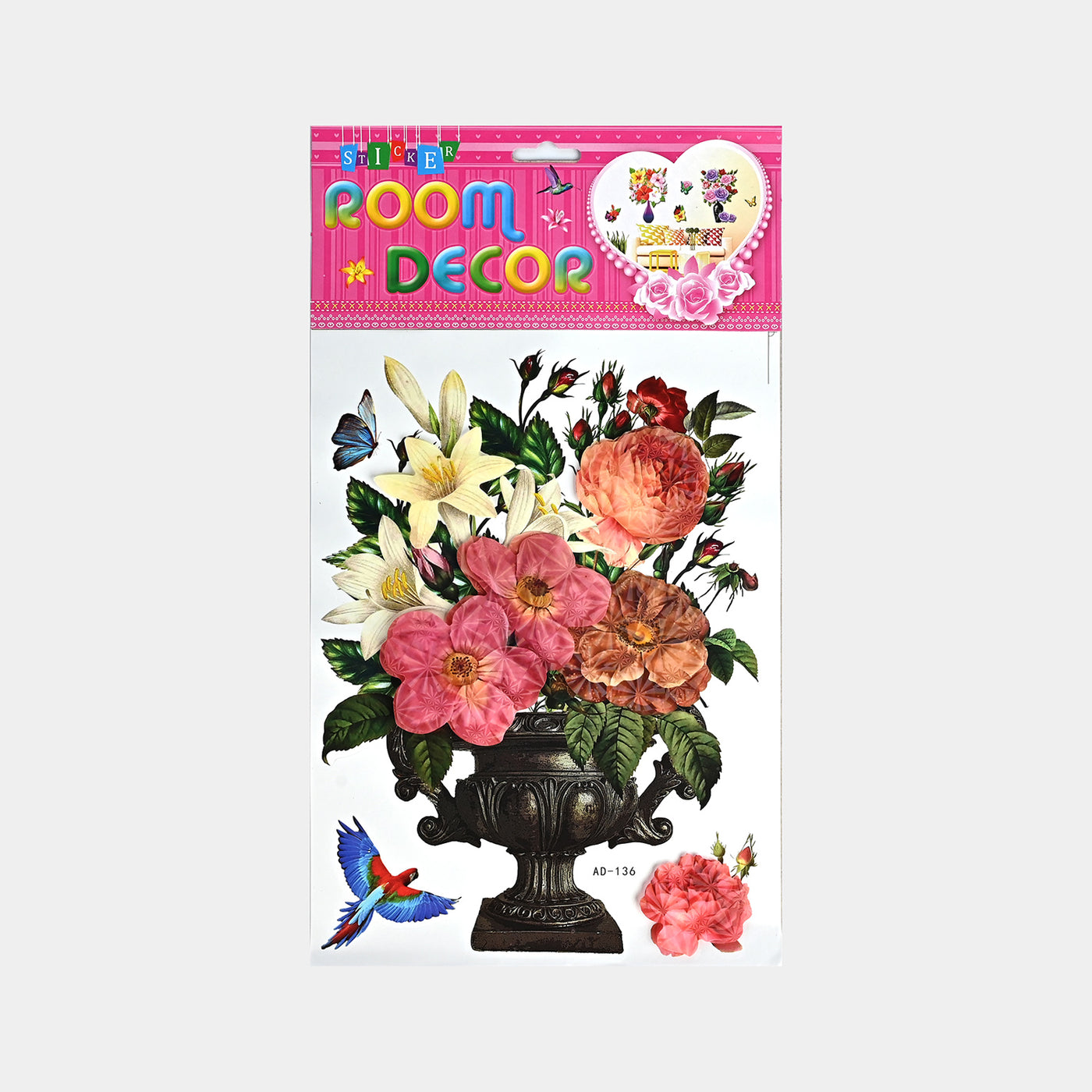 Flower 3D Sticker Large