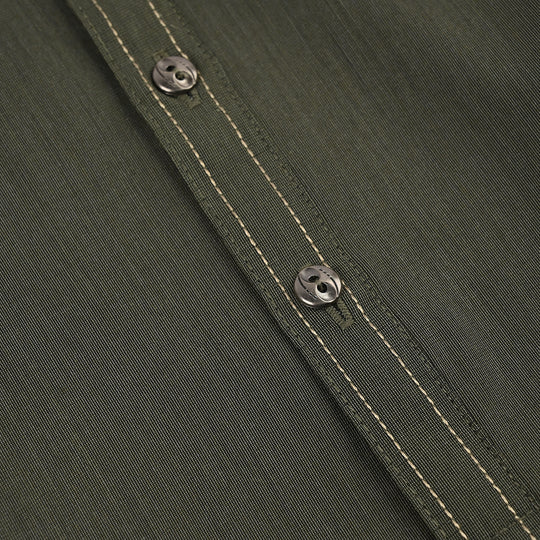 Boys Poly Viscose 2Piece Suit (Dusty Olive)