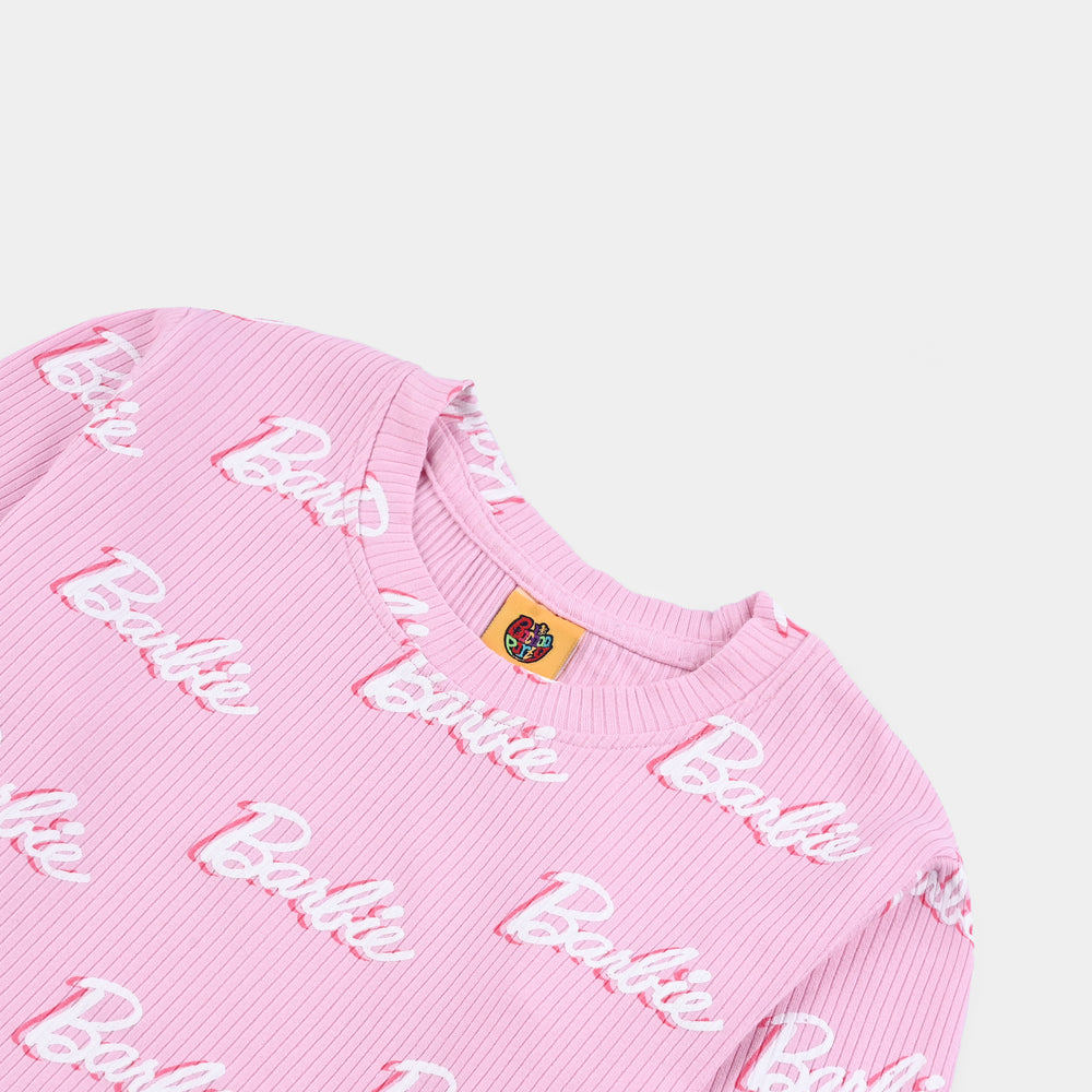 Girls Lycra Jersey T-Shirt F/S - Pink