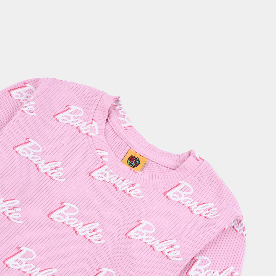 Girls Lycra Jersey T-Shirt F/S - Pink