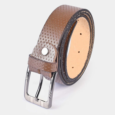 Kids Belt Textured | Light BROWN