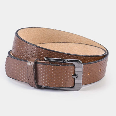 Kids Belt Textured | Light BROWN