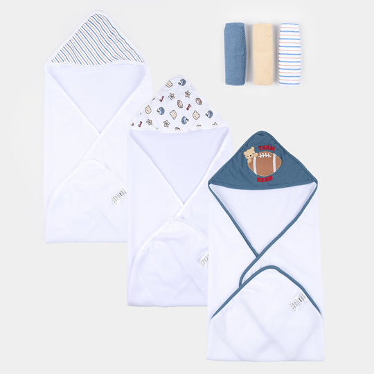 Bath Towels & Face Towels Pack of 6