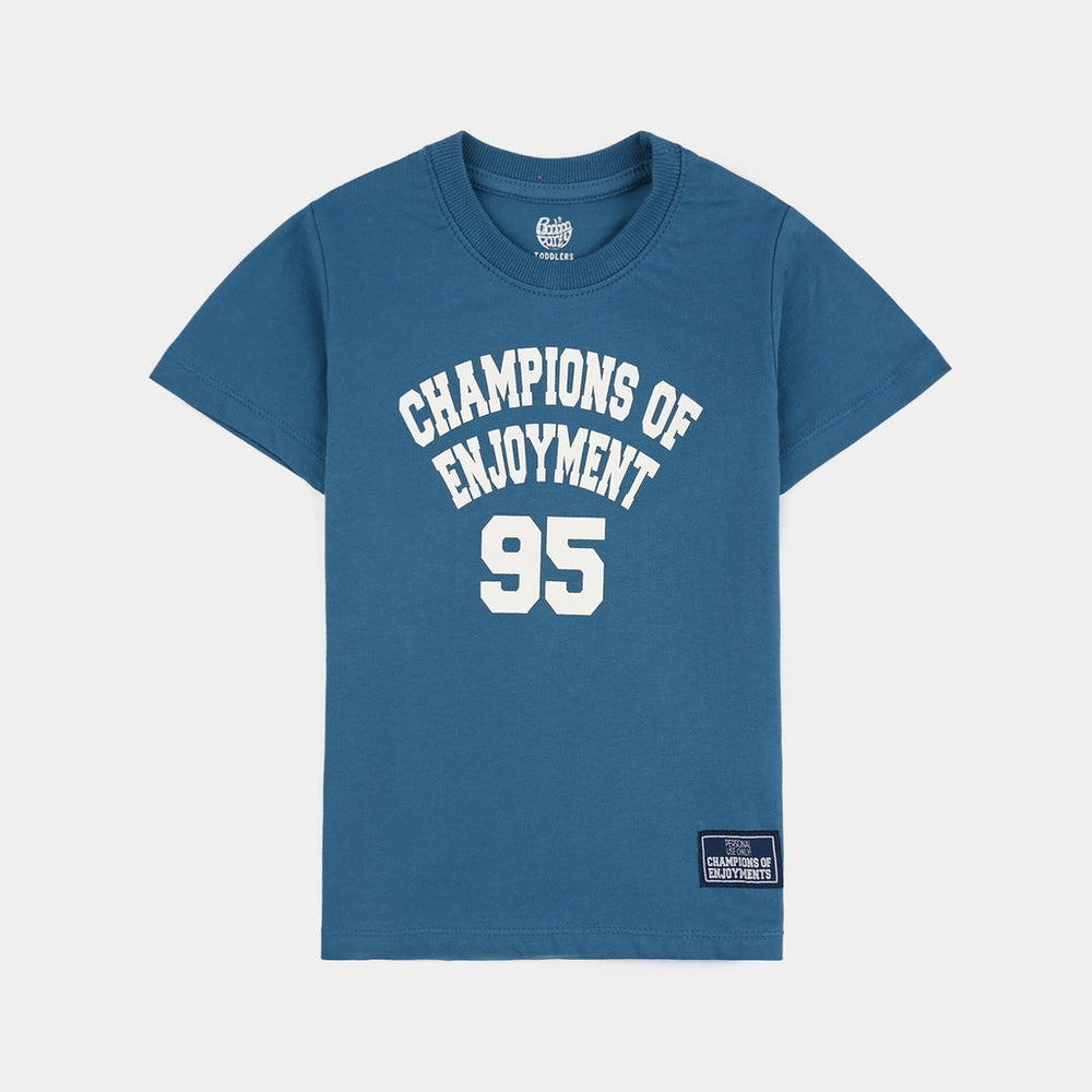 Teens Boys Jersey/Terry 2 Piece Suit (Champions) - Blue