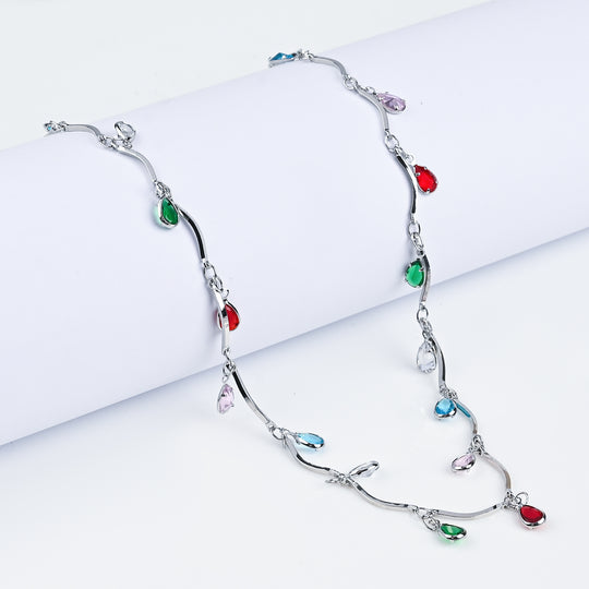 Elegant Multi Beaded Necklace for Girls