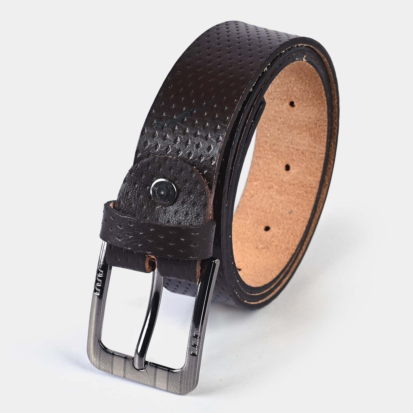 Kids Belt Textured | BROWN