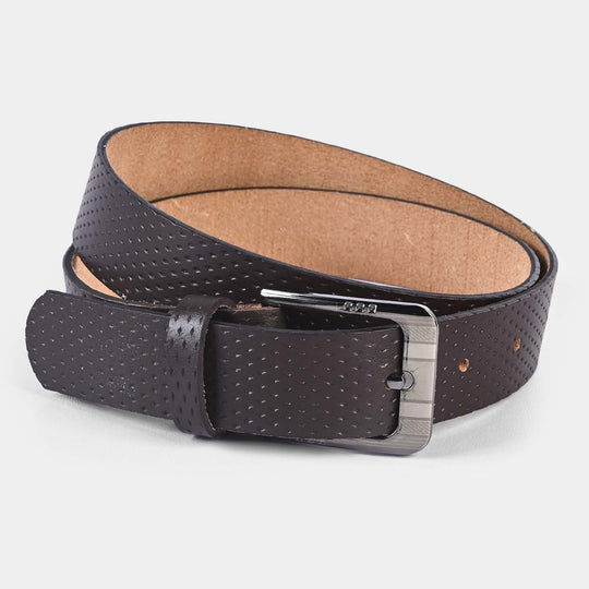 Kids Belt Textured | BROWN