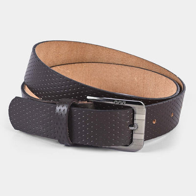 Kids Belt Textured | BROWN