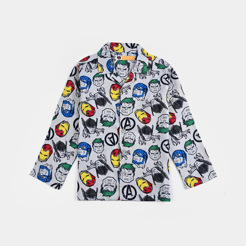 Boys Viscose Woven Nightwear- Multi
