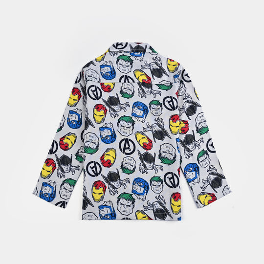 Boys Viscose Woven Nightwear- Multi