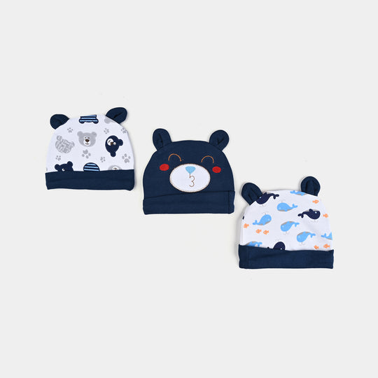 Infant Caps Set - 3Pcs