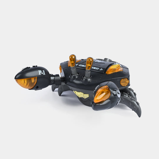 Musical Crawling Crab Toy With Light & Sound