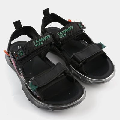 Boys Sandal P-01-BLACK