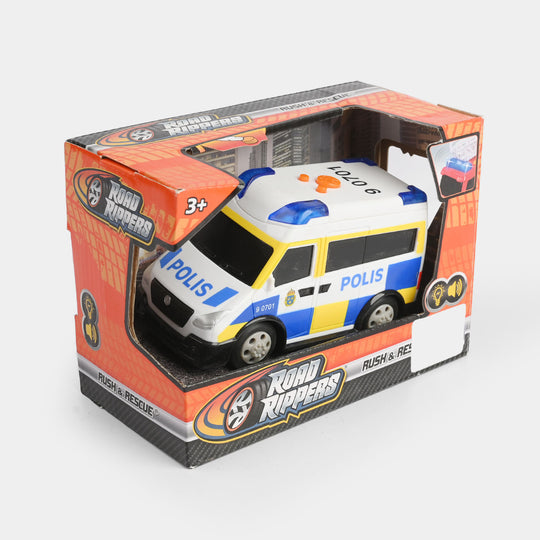 Rush & Rescue Vehicle Toy with Light and Sound