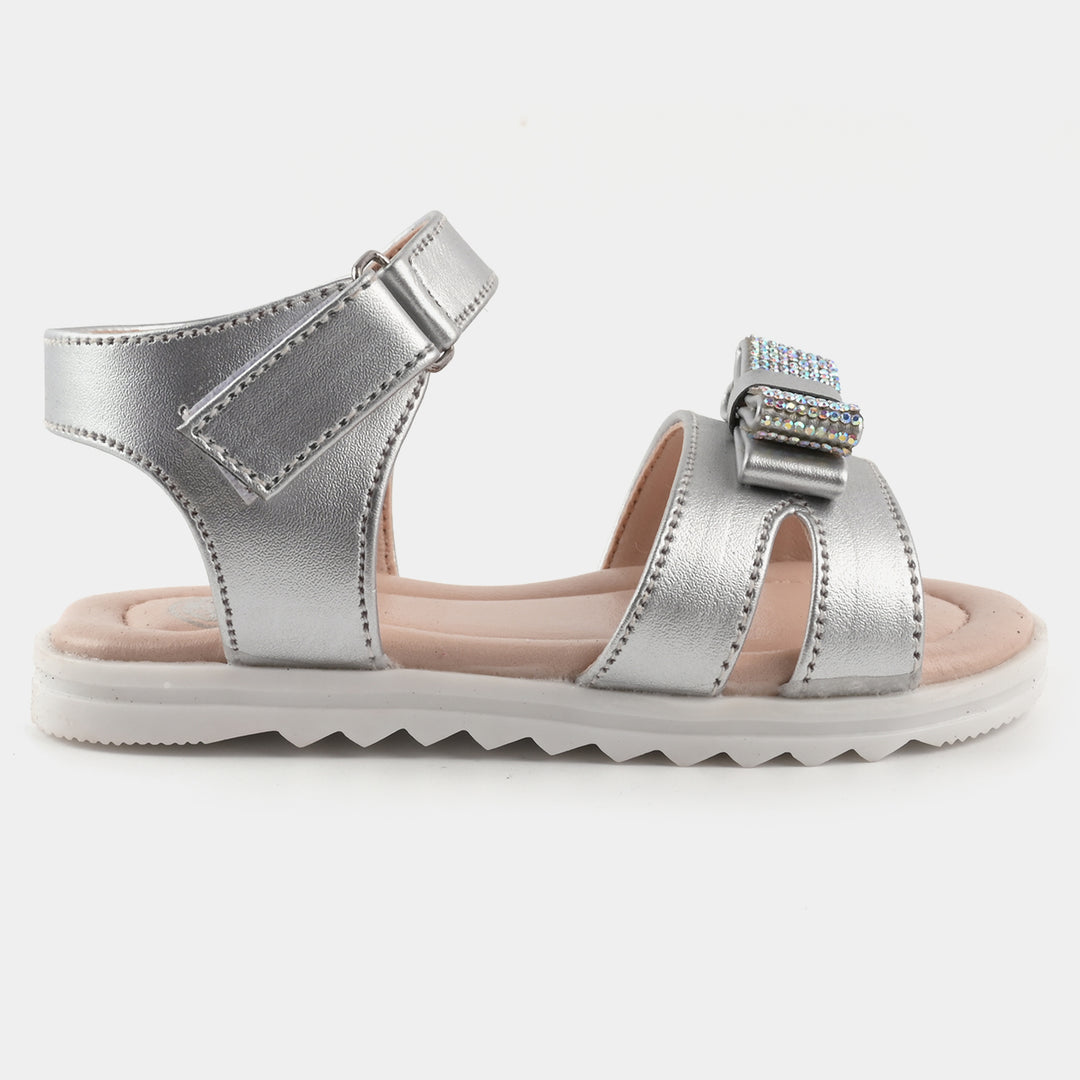 Girls Sandal 40-117-SILVER