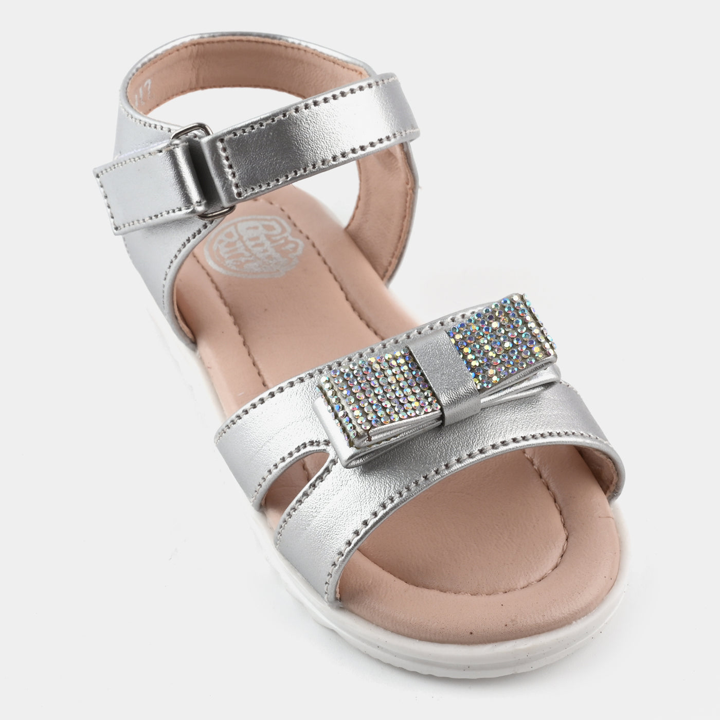 Girls Sandal 40-117-SILVER