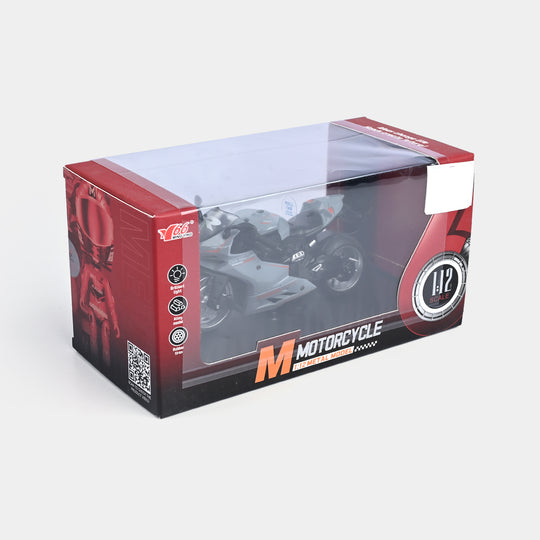 Pull Back Motorcycle With Light & Sound For Kids