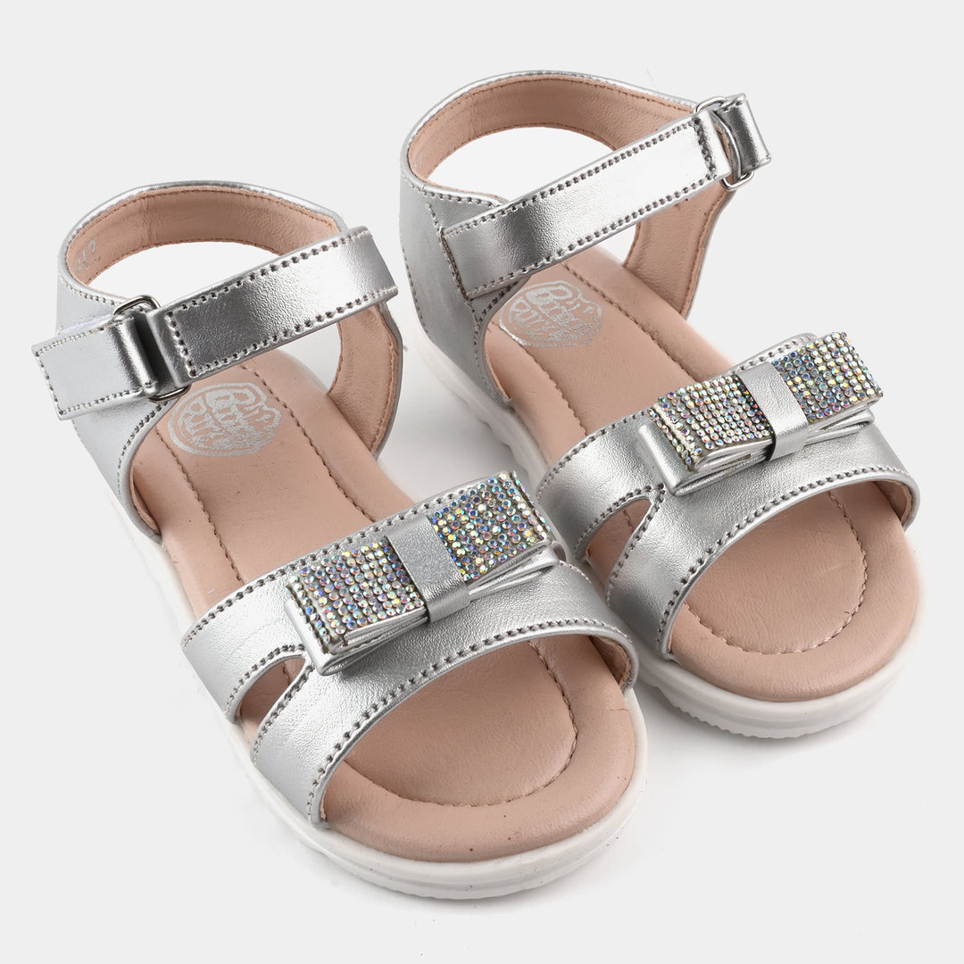 Girls Sandal 40-117-SILVER