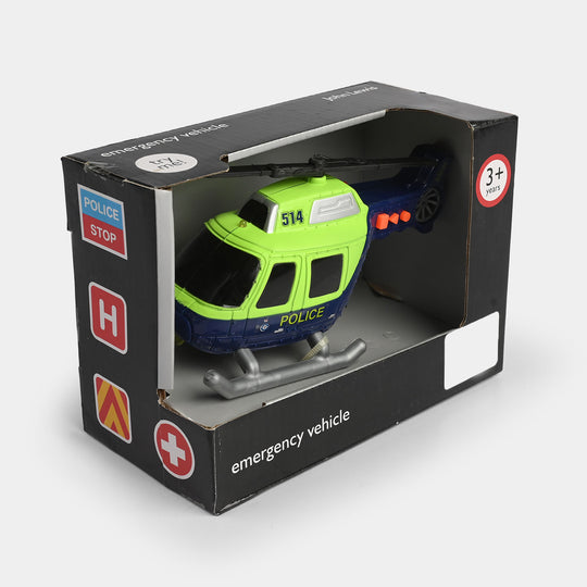 Emergency Vehicle Toy with Light & Sound