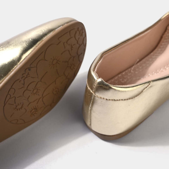 Girls Pumps 1349-GOLDEN