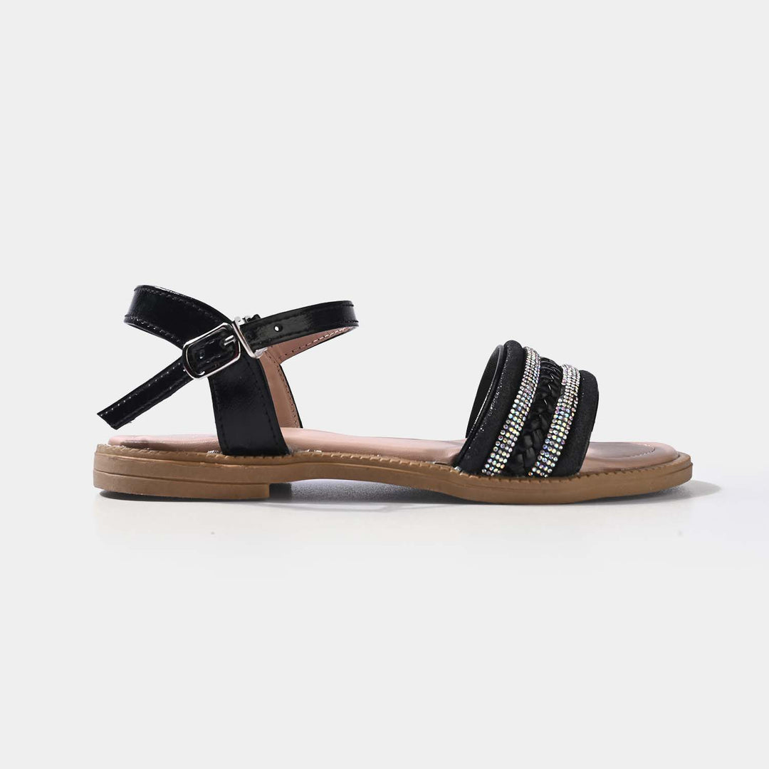 Girls Sandal 456-122-BLACK