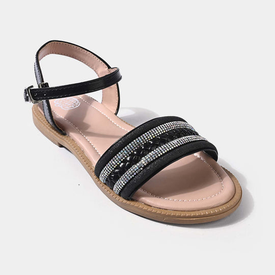 Girls Sandal 456-122-BLACK