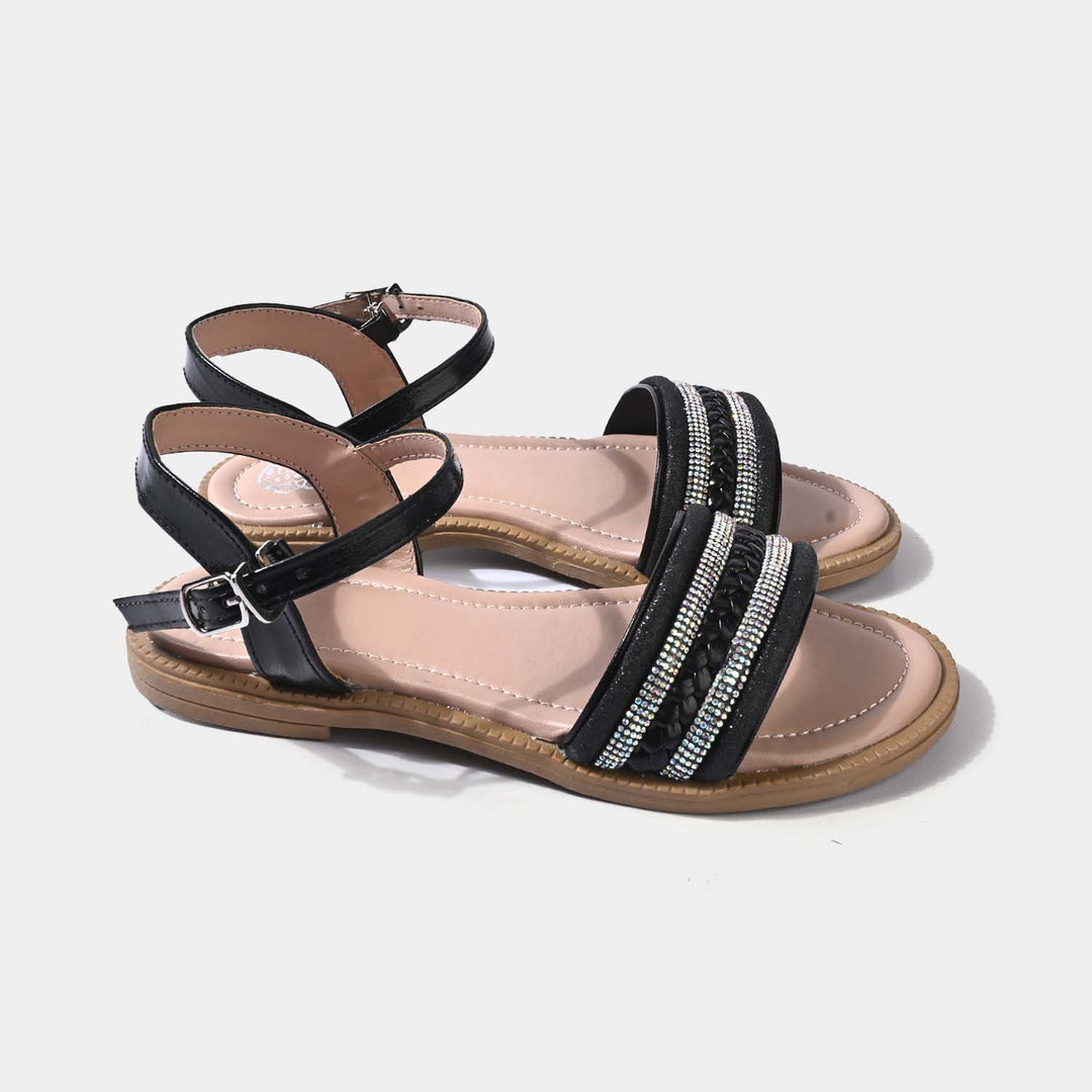 Girls Sandal 456-122-BLACK