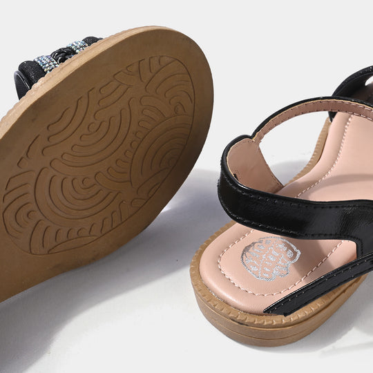 Girls Sandal 456-122-BLACK