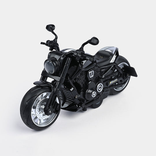 Pull Back Motorcycle With Light & Sound For Kids