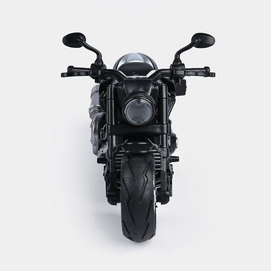 Pull Back Motorcycle With Light & Sound For Kids