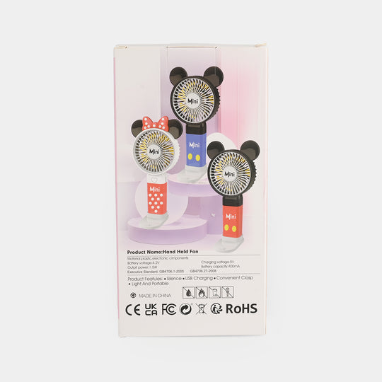 Rechargeable Mini Handheld Fan