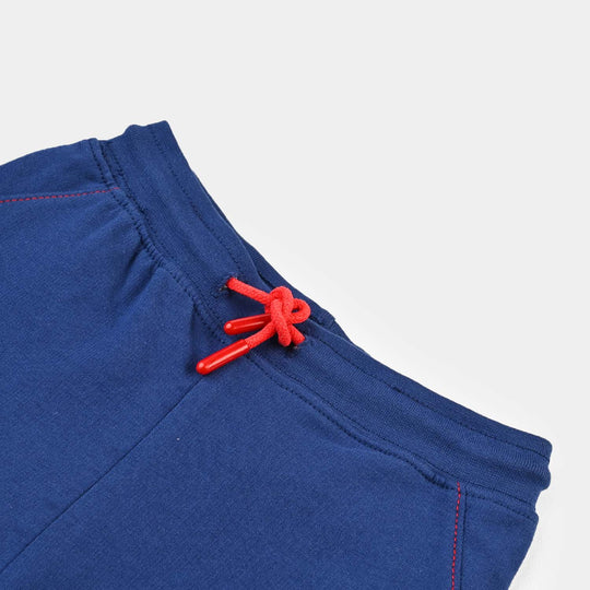 Infant Boys Jersey/Terry Short-Navy Blue